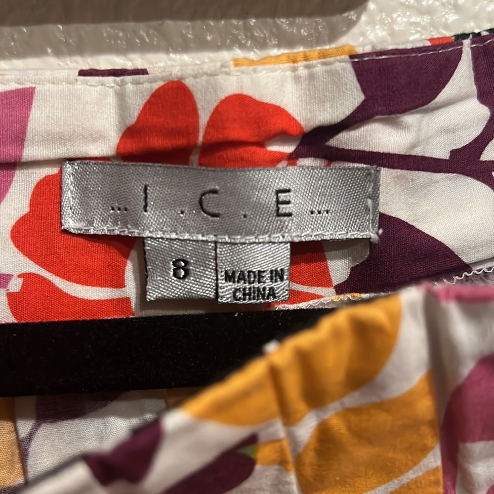 I.C.E floral‎ cotton skirt - Picture 3 of 4
